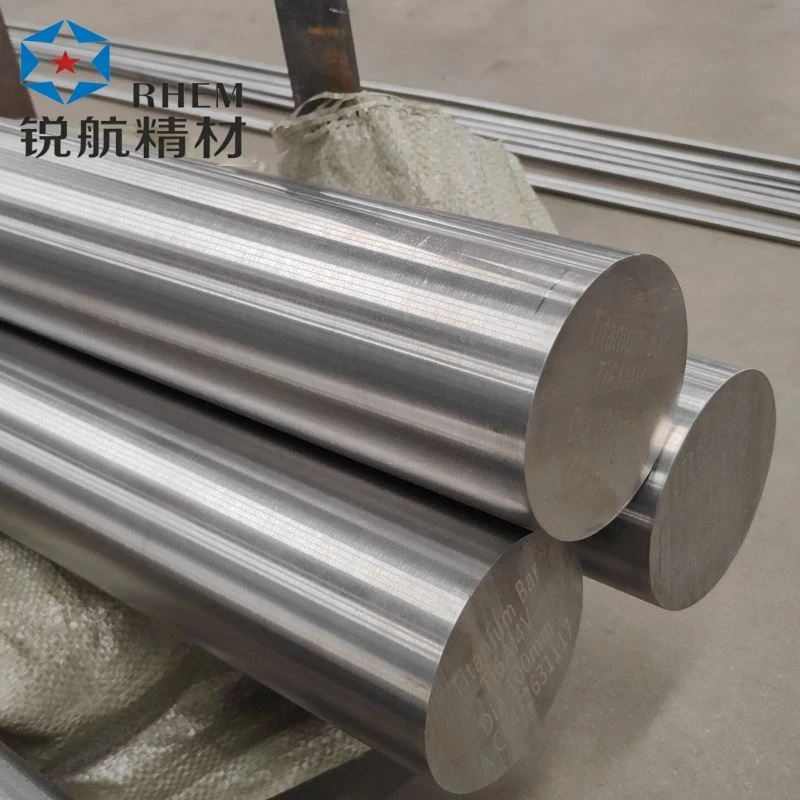 Stock Titanium Grade 5 rundstang